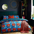 Furn Untamed Tiger Wildlife Print Reversible Duvet Cover Set