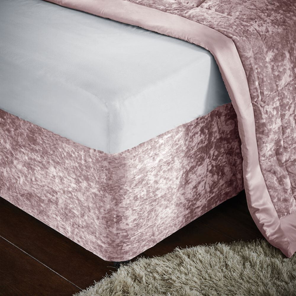 Catherine Lansfield Crushed Velvet Divan Base Wrap