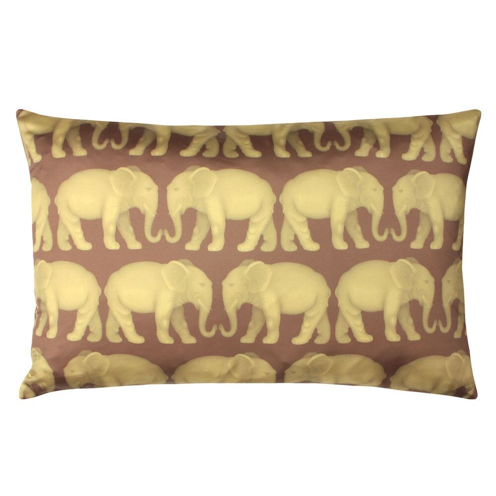 Paoletti Parade Elephant Print Cushion Cover