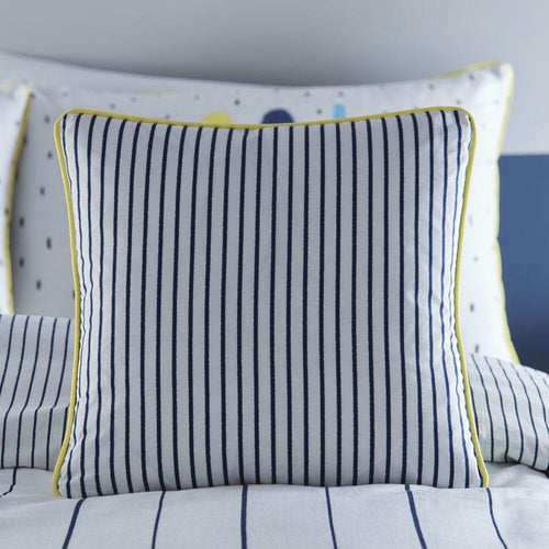 Appletree Kids Vibe 100% Cotton Filled Cushion, Navy, 43 x 43 Cm