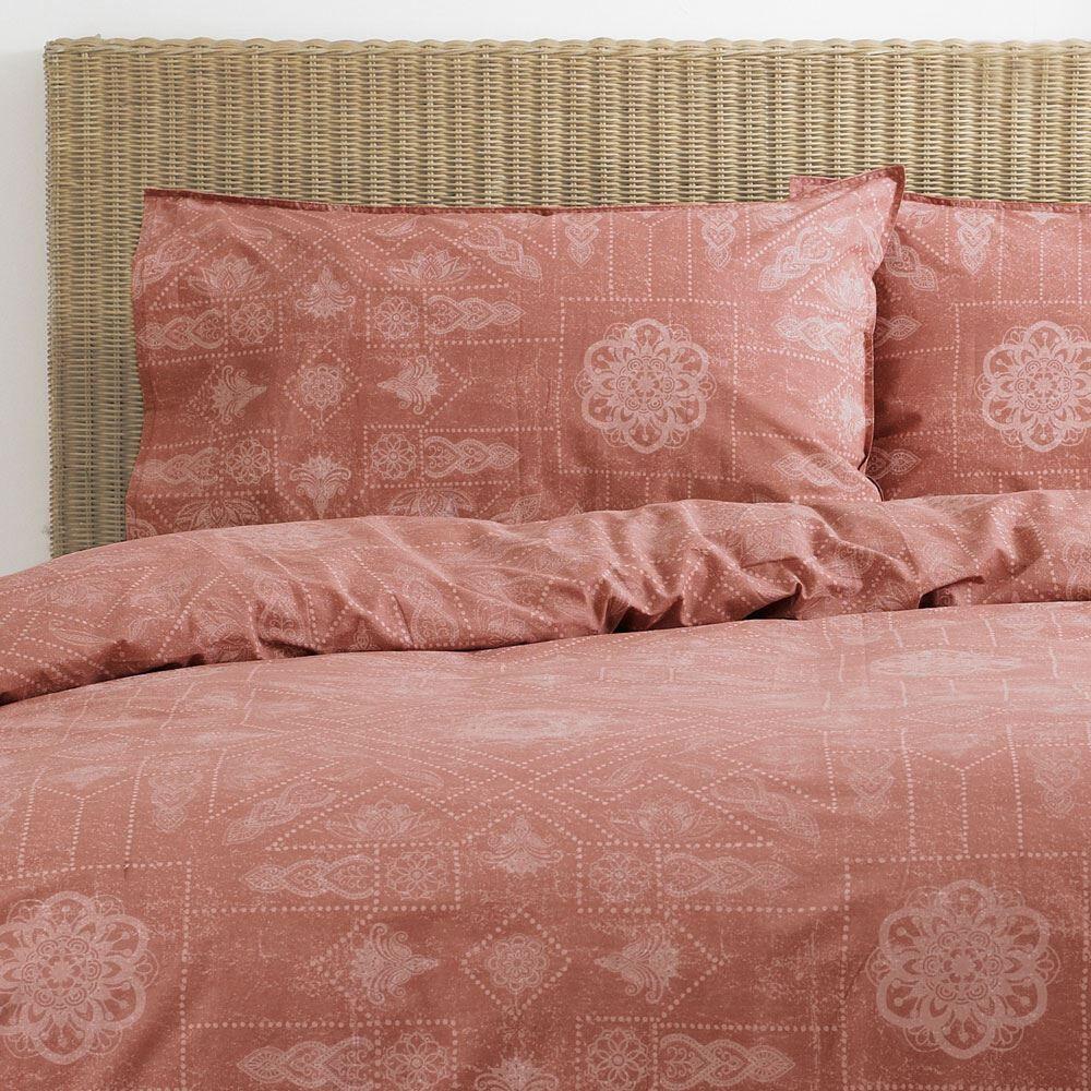 The Linen Yard Bohemian Geometric Print 100% Cotton Duvet Cover Set