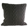 Paoletti Aran Pure Cotton Cable Knit Cushion Cover, 55 x 55 Cm