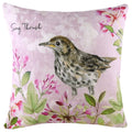 Evans Lichfield Song Thrush Watercolour Print Cushion Cover, Multi, 43 x 43 Cm