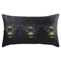 Evans Lichfield Gold Bee Faux Velvet Cushion Cover