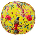 Riva Paoletti Paradise Faux Velvet Round Cushion Cover, 50 Cm Diameter