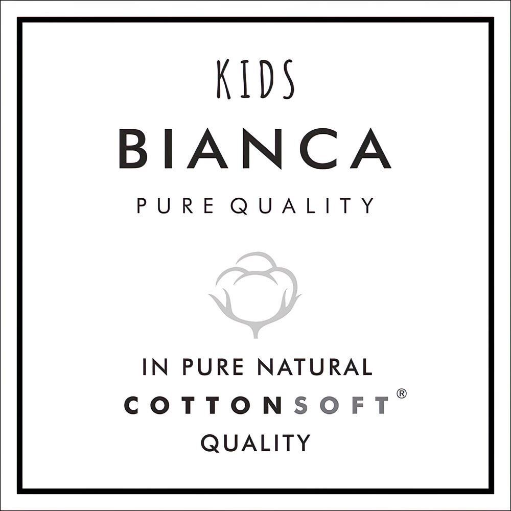 Bianca Kids Check And Stripe Reversible 100% Cotton Duvet Cover Set