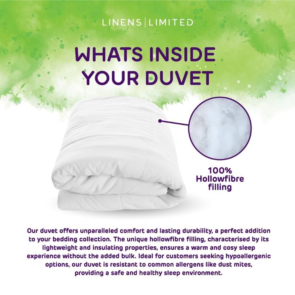 Linens Limited Allergy Fresh Anti Allergy Hollowfibre Duvet