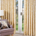 Scatter Box Marine Woven Jacquard Lined Eyelet Curtains