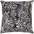 Furn Hidden Zebra Animal Print 100% Cotton Cushion Cover