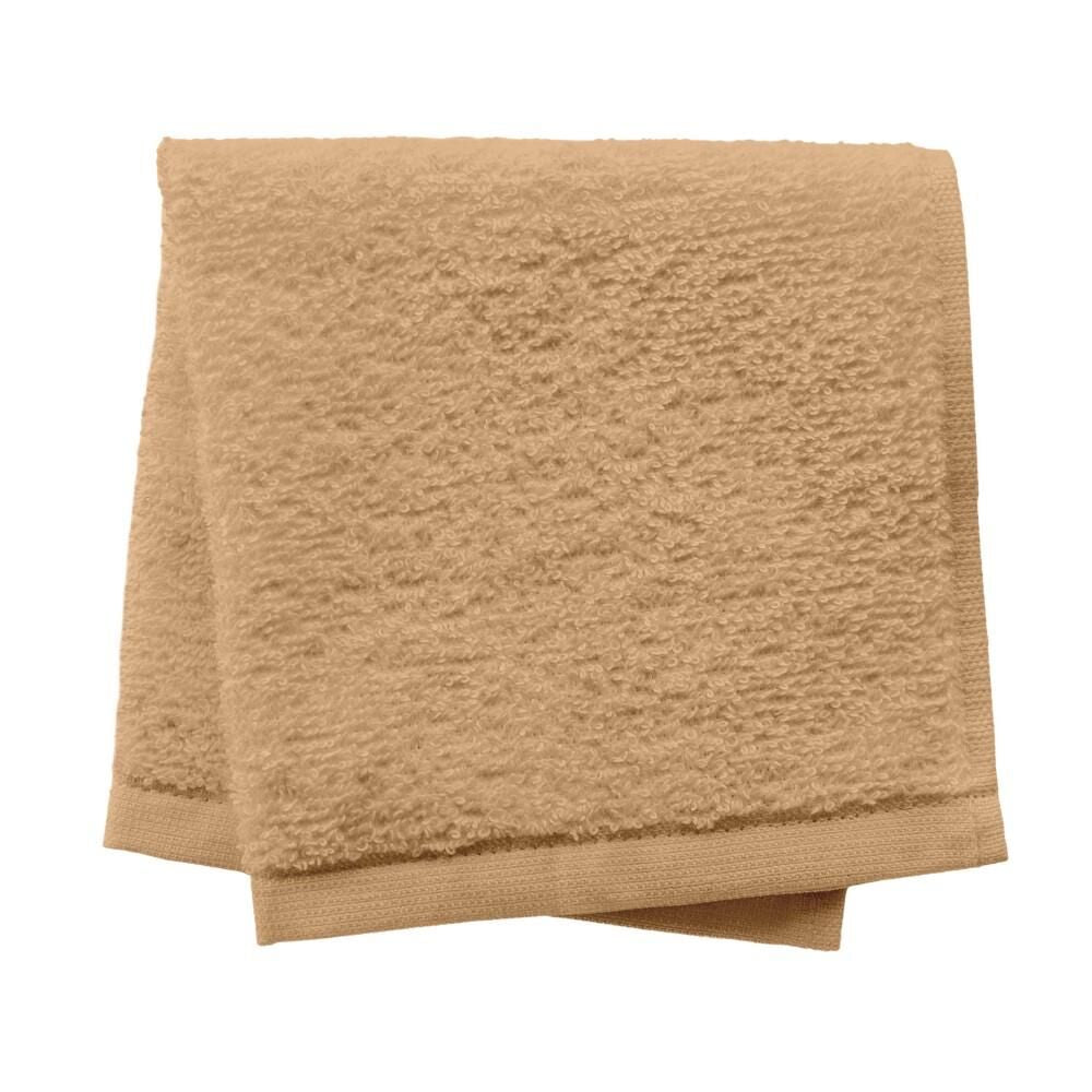 Linens Limited 100% Turkish Cotton Face Cloth, Beige