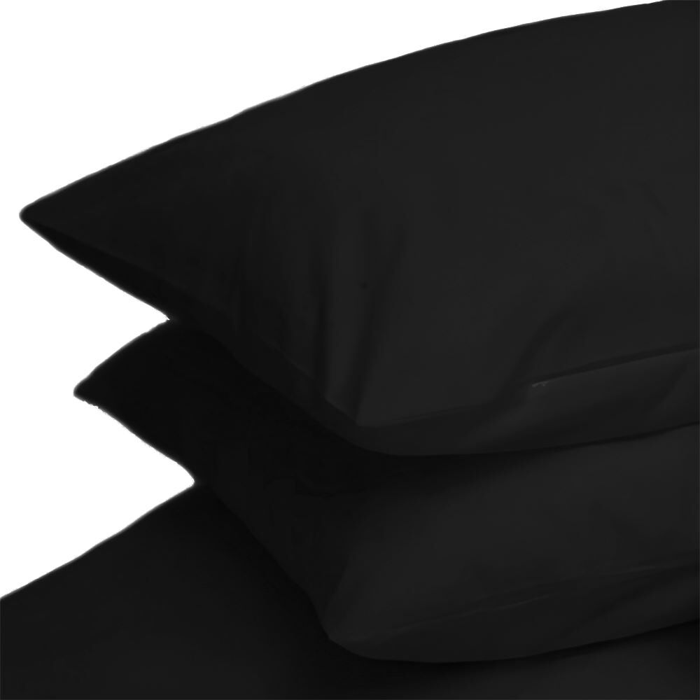 Linens Limited Polycotton Non Iron Percale 180 Thread Count Housewife Pillow Cases, Pair