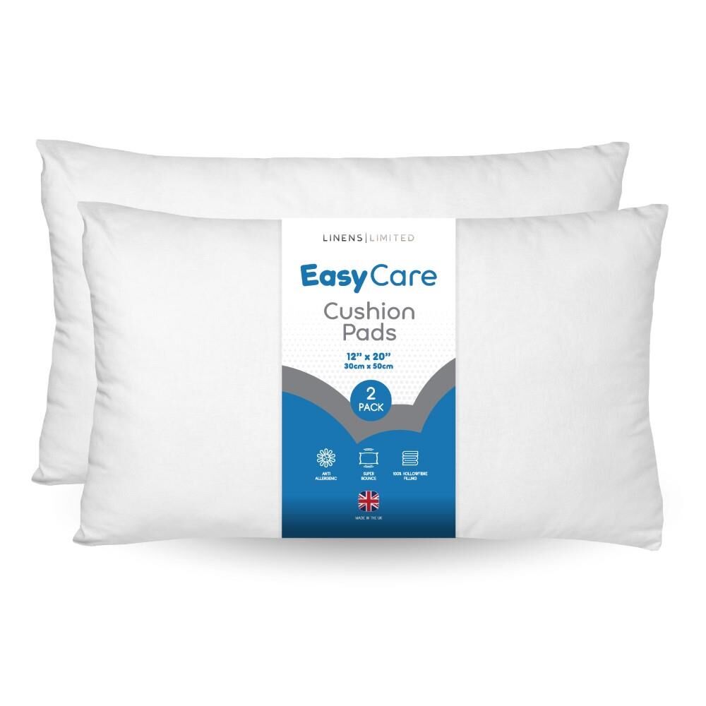Linens Limited Easy Care Non-Allergenic Polyester Hollowfibre Cushion Inner Pads