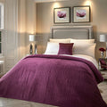 Soiree Stella Velvet Quilted Bedspread