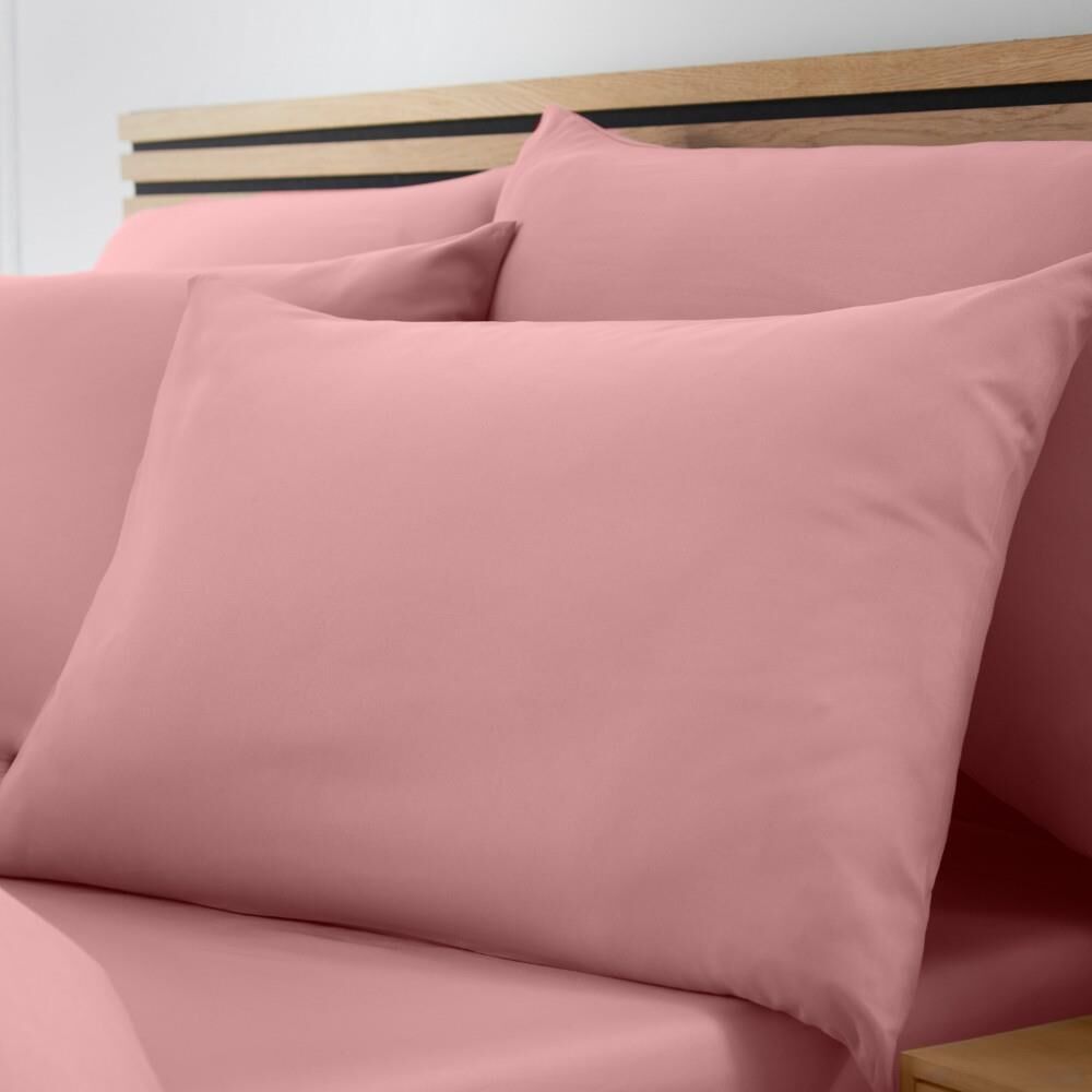 Catherine Lansfield So Soft Easy Iron Microfibre Standard Pillow Cases, 4 Pack