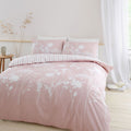 Catherine Lansfield Meadowsweet Floral Print Easy Care Reversible Duvet Cover Set
