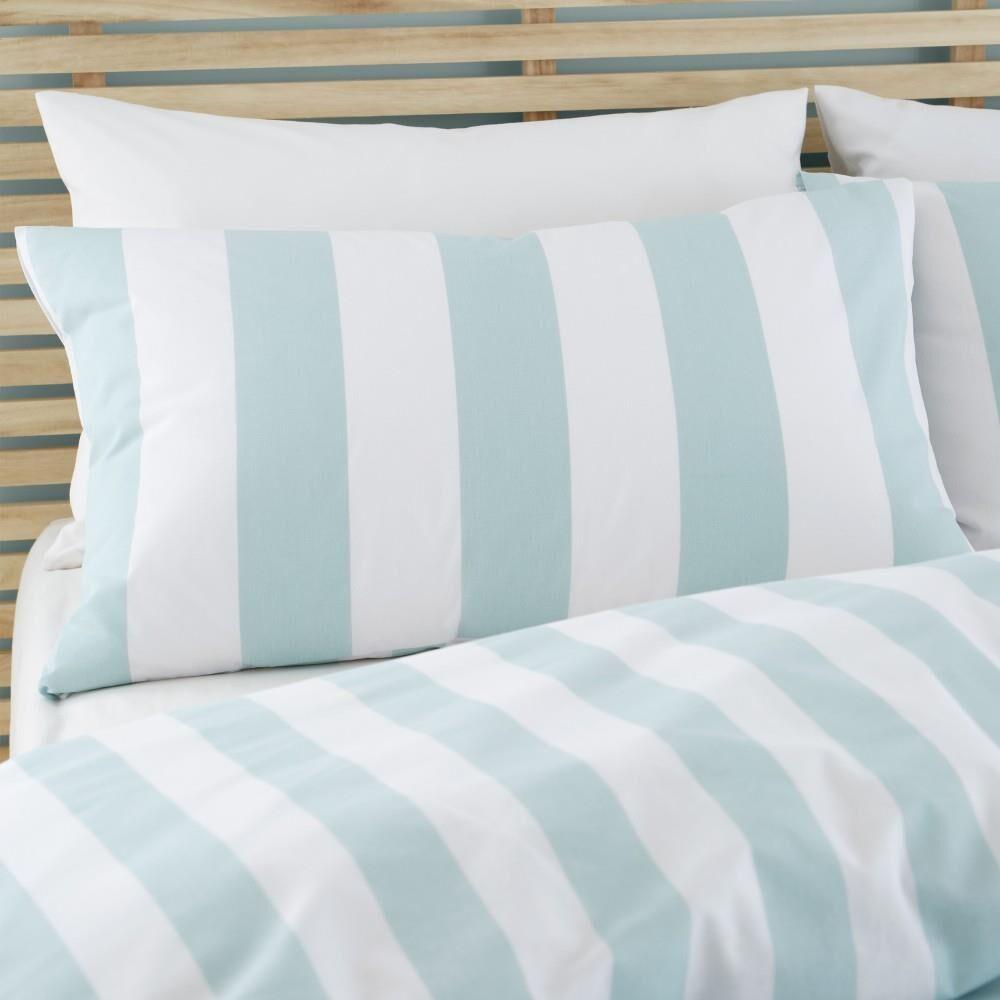 Catherine Lansfield Cove Stripe Reversible Duvet Cover Set