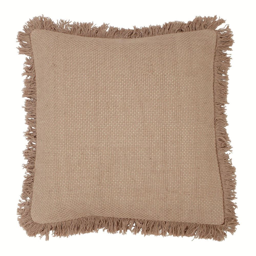 Furn Sienna Twill Woven Fringed Cushion Cover