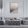 Scatter Box Breton Contemporary Abstract Framed Hand Painted Print Canvas Wall Art