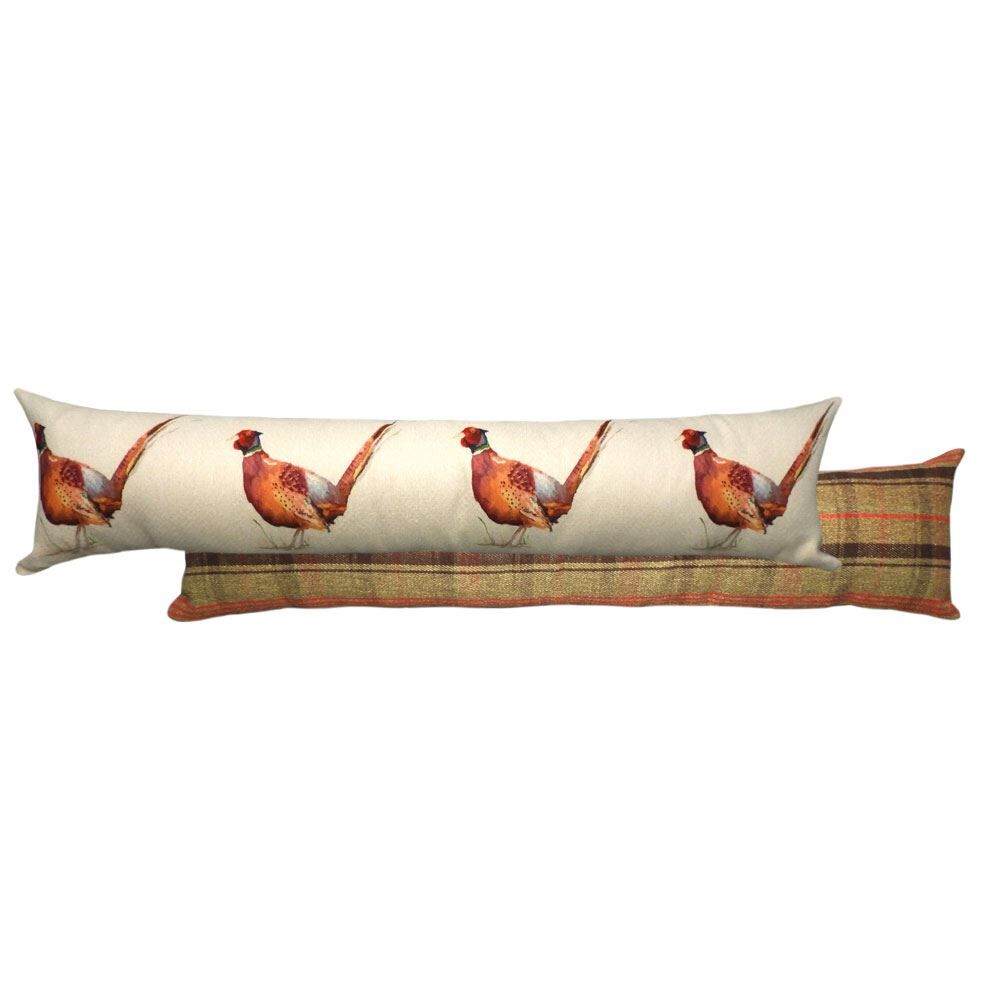 Evans Lichfield Hunter Pheasant Tartan Draught Excluder, Multi