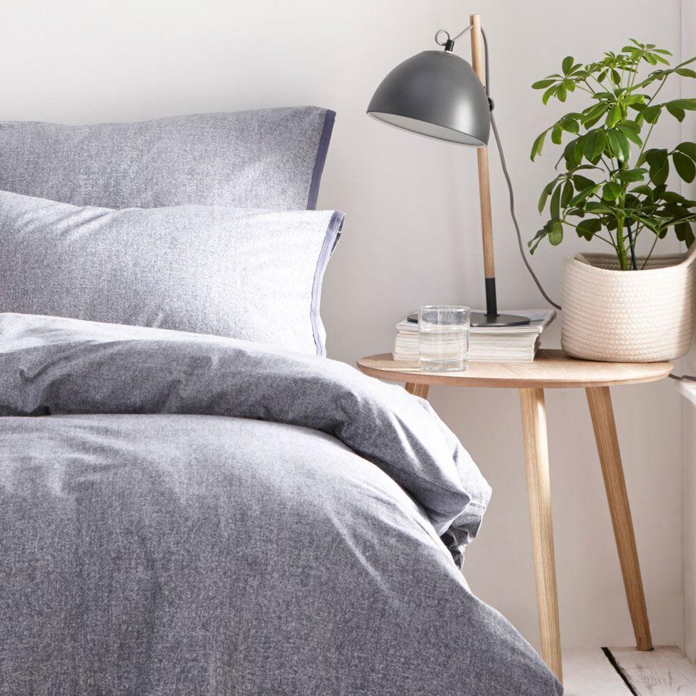 The Linen Yard Claybourne Melange Print 100% Cotton Duvet Cover Set
