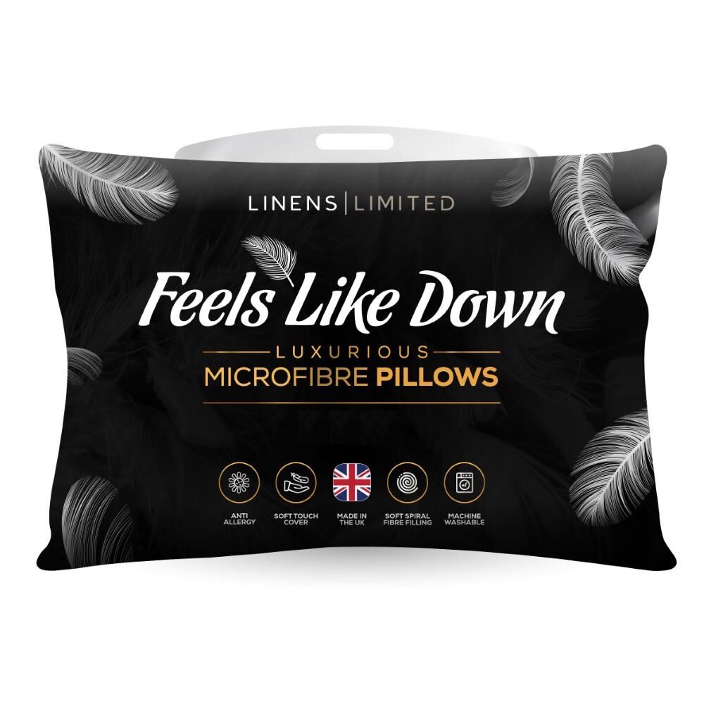 Linens Limited Luxurious Feels Like Down Microfibre Pillows