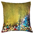 Riva Home Artisan Textural Floral 100% Cotton Cushion Cover, Ochre, 50 x 50 Cm