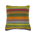 Riva Home Novah Woven Stripe Cotton Rich Cushion Cover, Multi, 50 x 50 Cm