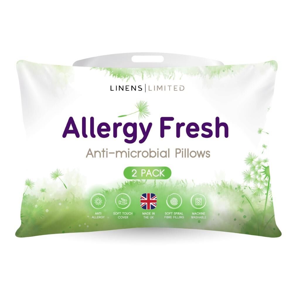 Linens Limited Allergy Fresh Anti Allergy Hollowfibre Pillows