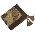 Riva Home Fern Chenille Velvet Woven Tasseled Throw, 145 x 180 Cm