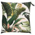 Furn Hawaii Tropical Leaves 100% UV & Water Resistant Outdoor Floor Cushion Cover, Multi, 70 x 70 Cm