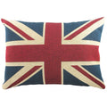 Evans Lichfield Union Jack Flag Tapestry 100% Cotton Cushion Cover, Multi, 32 x 46 Cm