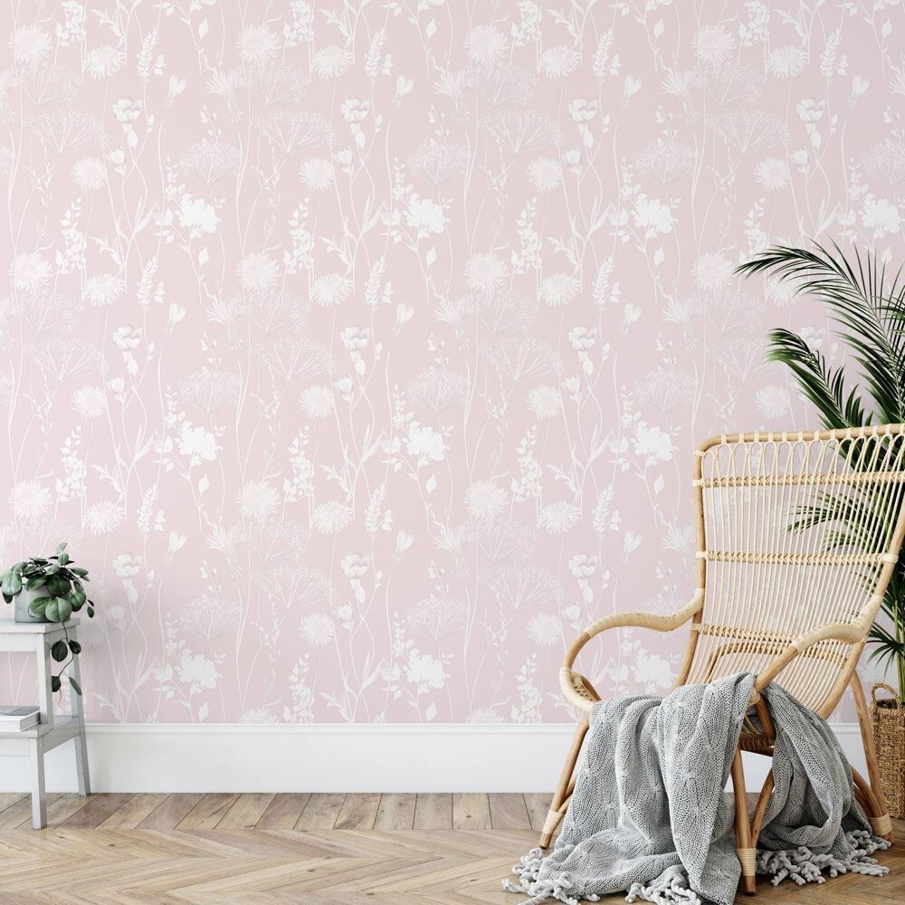 Catherine Lansfield Meadowsweet Floral Hand Painted Wallpaper