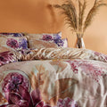 Paoletti Saffa Boho Floral 100% Cotton 200 Thread Count Housewife Pillowcase, Multi, Pair