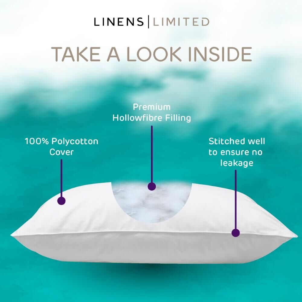 Linens Limited Cloud Comfort Non-Allergenic Hollowfibre Pillows