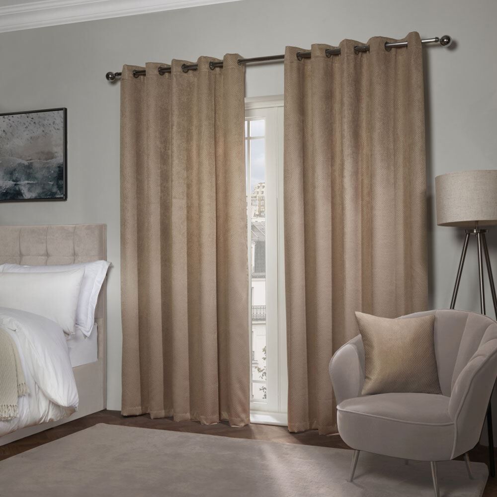 Emma Barclay Ambiance Thermal Woven Blackout Lined Eyelet Curtains