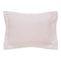 Bianca Plain Dye 400 Thread Count 100% Egyptian Cotton Sateen Oxford Pillow Case, Blush, Pair