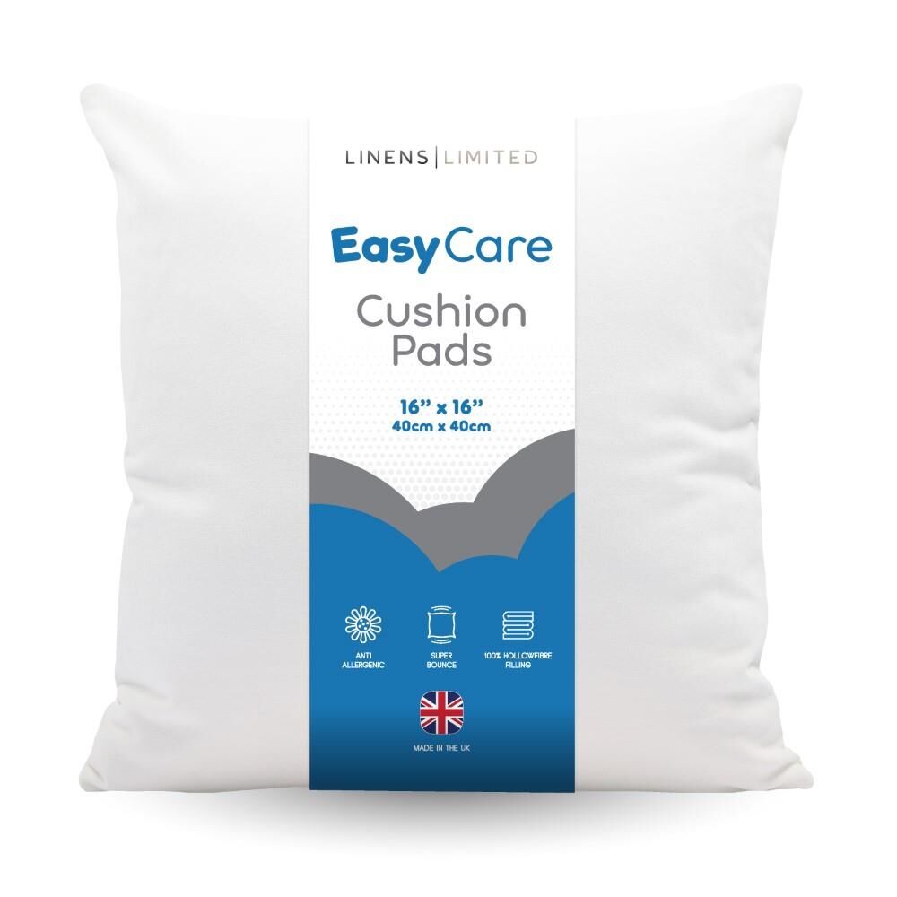 Linens Limited Easy Care Non-Allergenic Polyester Hollowfibre Cushion Inner Pads