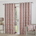 Emma Barclay Butterfly Meadow Floral Jacquard Lined Eyelet Curtains