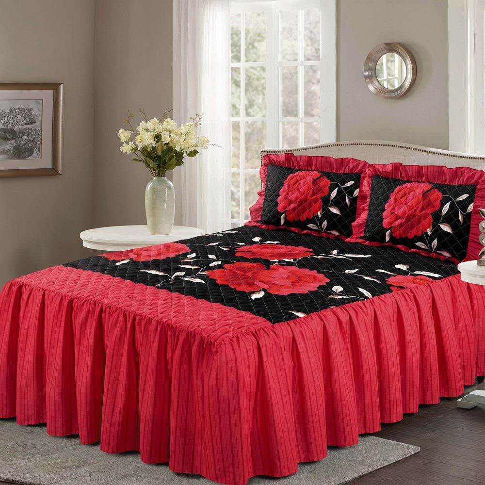 Night Zone Rosaleen Quilted Bedspread Set