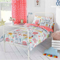Little Big Cloud Vintage Circus Printed Reversible Duvet Cover, Multi