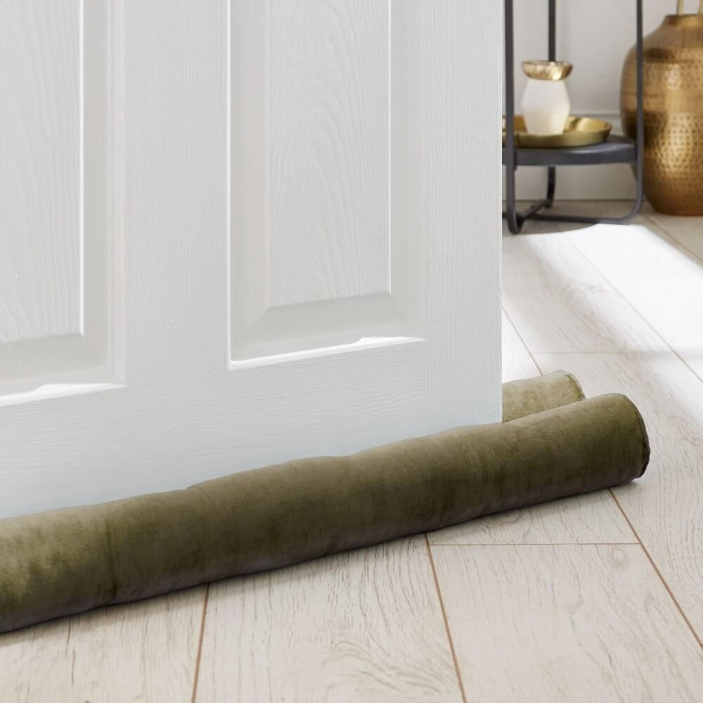 Catherine Lansfield Kingsley Matt Velvet Double Sided Draught Excluder