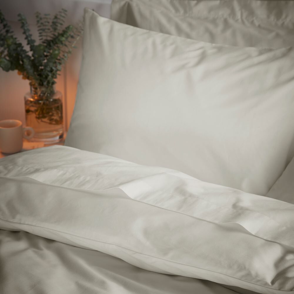 Bianca Tencel Plain Dye Cotton Rich Percale 200 Thread Count Standard Pillow Case