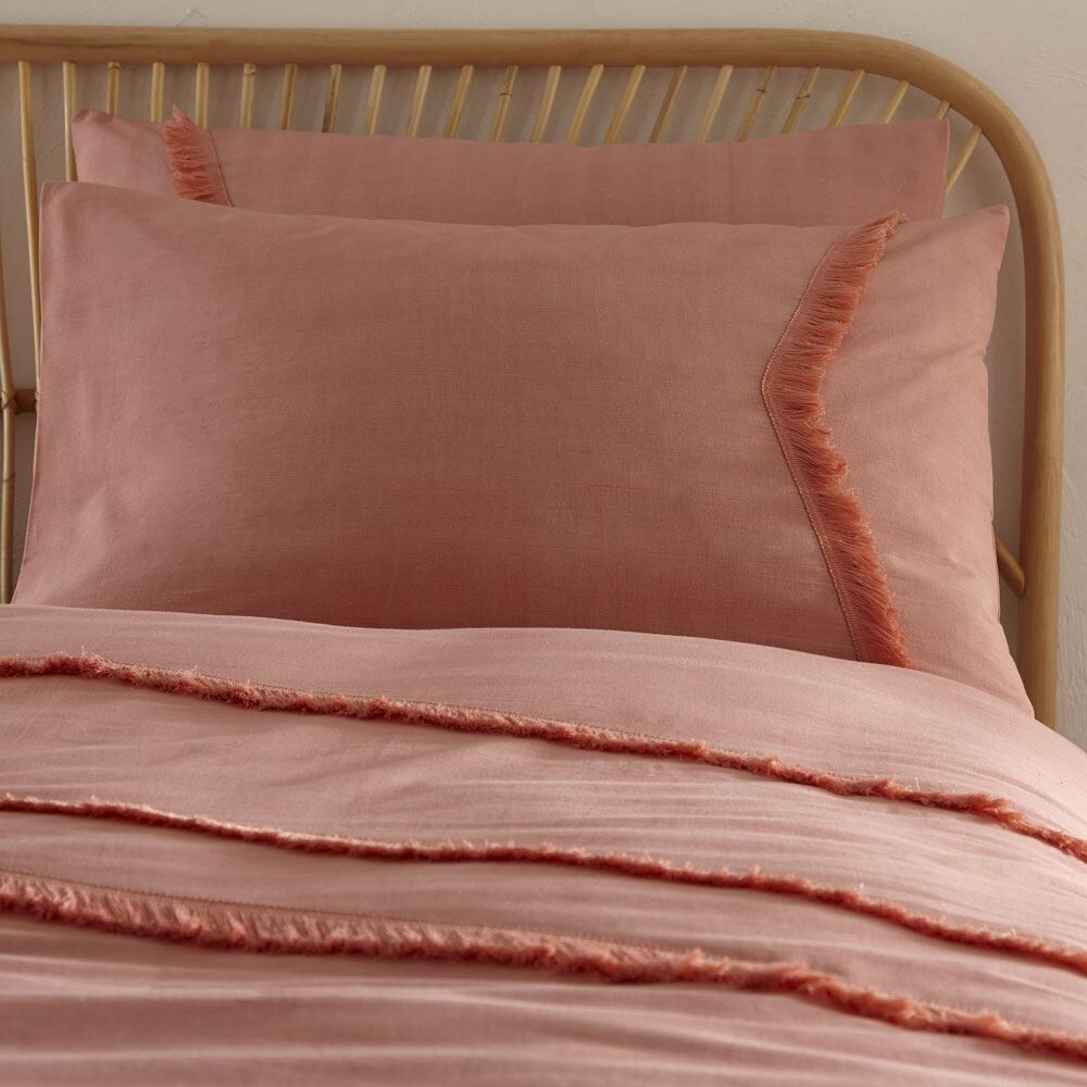 Appletree Loft Tabitha Chevron Tassel 100% Cotton Duvet Cover Set