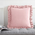 Catherine Lansfield So Soft Velvet Touch Double Frill Filled Cushion