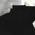 Night Zone Plain Dyed 100% Brushed Cotton Flannelette Housewife Pillow Cases, Pair