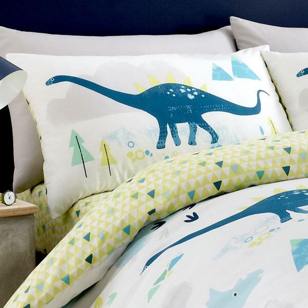 Bedlam Kids Dino Glow In The Dark Duvet Cover Set, Multi