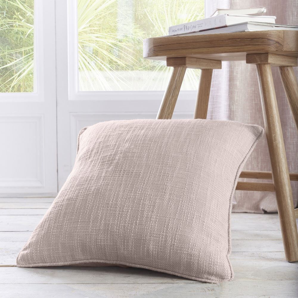 Appletree Loft Boucle Textured Weave Jacquard Piped Edge Filled Cushion