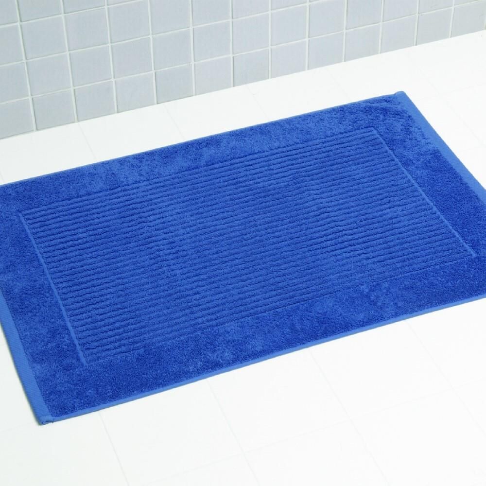 Linens Limited 100% Turkish Cotton Bath Mat, Royal Blue