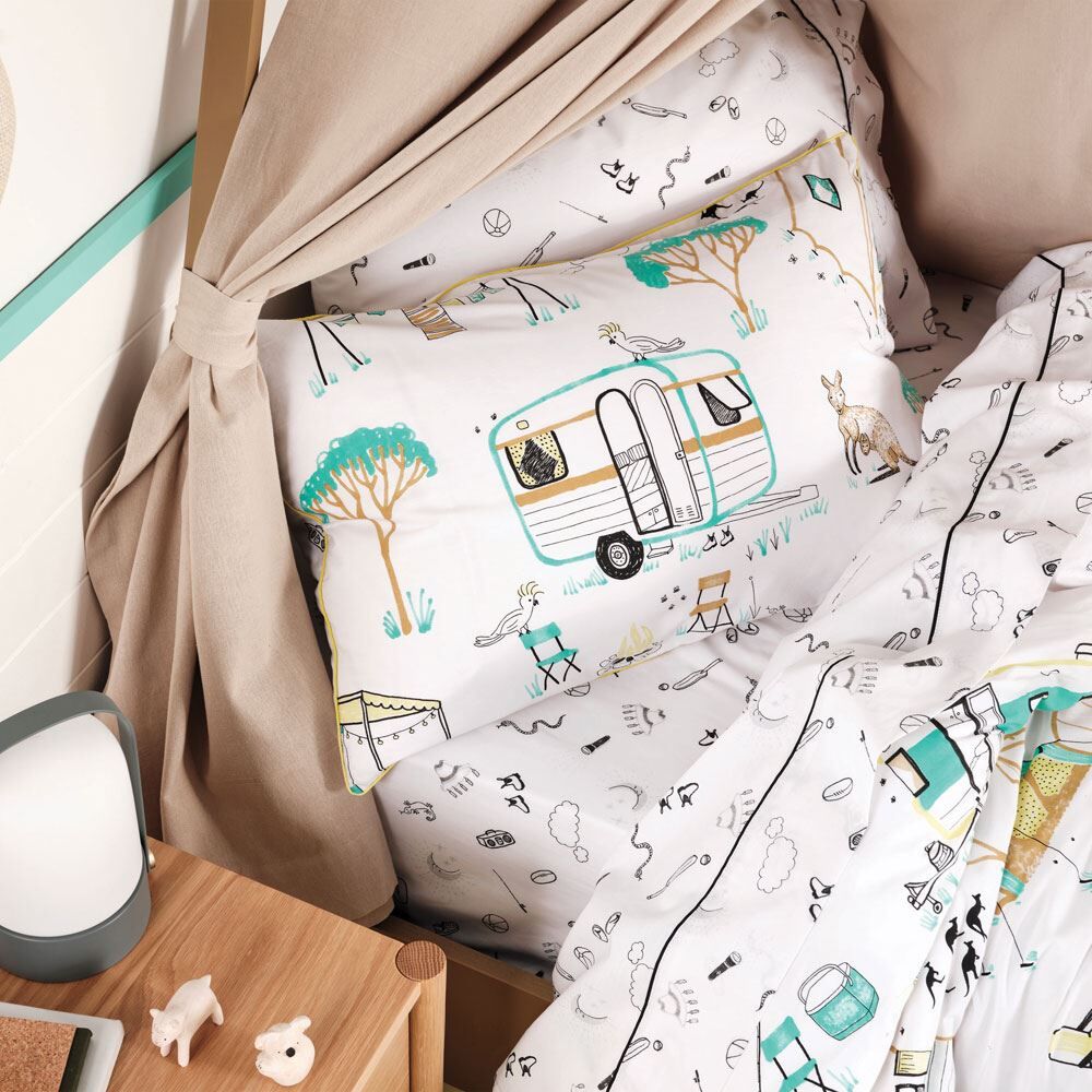 Linen House Kids Down By The River Print 100% Cotton Duvet Cover Set