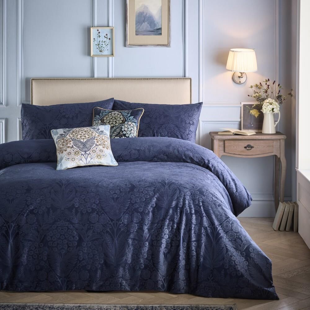 Appletree Heritage Berkley Velvet Floral Embossed Duvet Cover Set